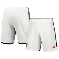 Men's adidas White Manchester United 2023/24 Home Replica Shorts