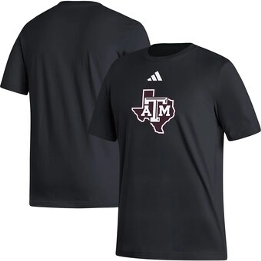 Men's adidas Black Texas A&M Aggies Logo Fresh T-Shirt