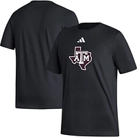 Men's adidas Black Texas A&M Aggies Logo Fresh T-Shirt