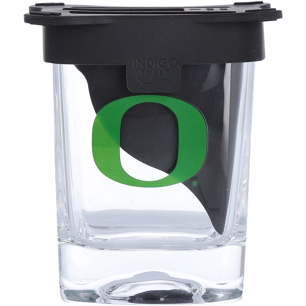 Oregon Ducks 10oz. Ice Wedge Glass