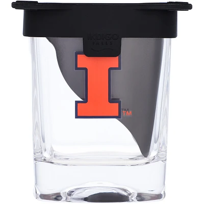 Illinois Fighting Illini 10oz. Ice Wedge Glass