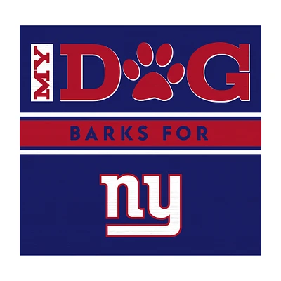 Imperial  New York Giants 10" x 10.5" Dog Barks Wall Art