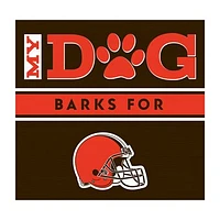Imperial  Cleveland Browns 10" x 10.5" Dog Barks Wall Art