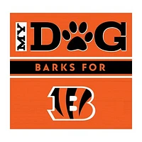 Imperial  Cincinnati Bengals 10" x 10.5" Dog Barks Wall Art