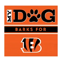 Imperial  Cincinnati Bengals 10" x 10.5" Dog Barks Wall Art
