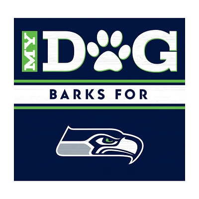 Imperial  Seattle Seahawks 10" x 10.5" Dog Barks Wall Art