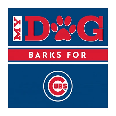 Imperial  Chicago Cubs 10" x 10.5" Dog Barks Wall Art