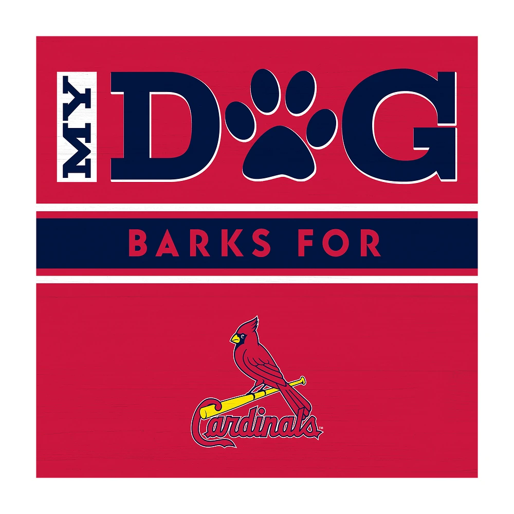 Imperial St. Louis Cardinals 10" x 10.5" Dog Barks Wall Art