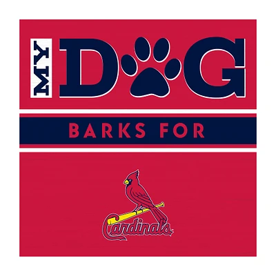 Imperial  St. Louis Cardinals 10" x 10.5" Dog Barks Wall Art