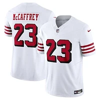 Men's Nike Christian McCaffrey White San Francisco 49ers Vapor F.U.S.E. Limited 2nd Alternate Jersey