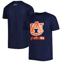 Youth Under Armour Navy Auburn Tigers Raglan T-Shirt