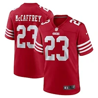 Men's Nike Christian McCaffrey Scarlet San Francisco 49ers Team Game Jersey