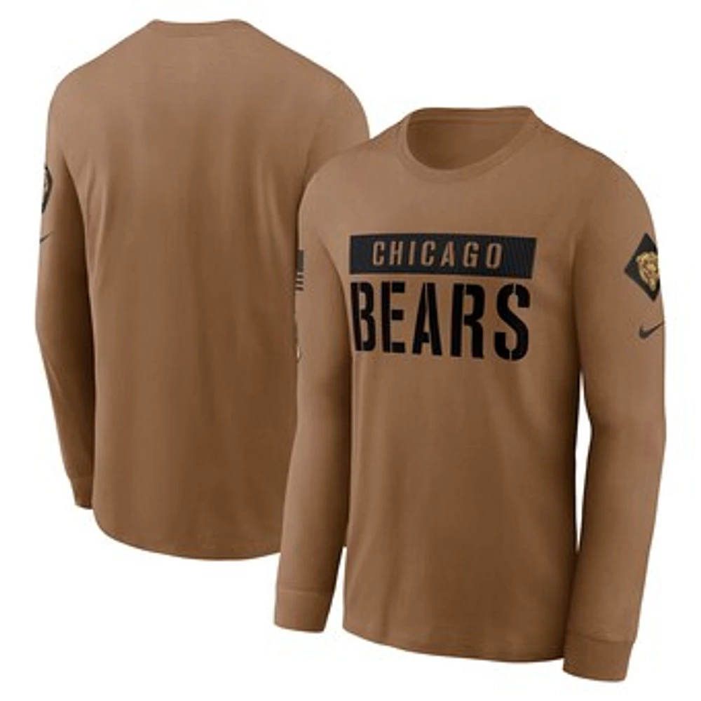 Men's Nike Chicago Bears Salute To Service Long Sleeve T-Shirt