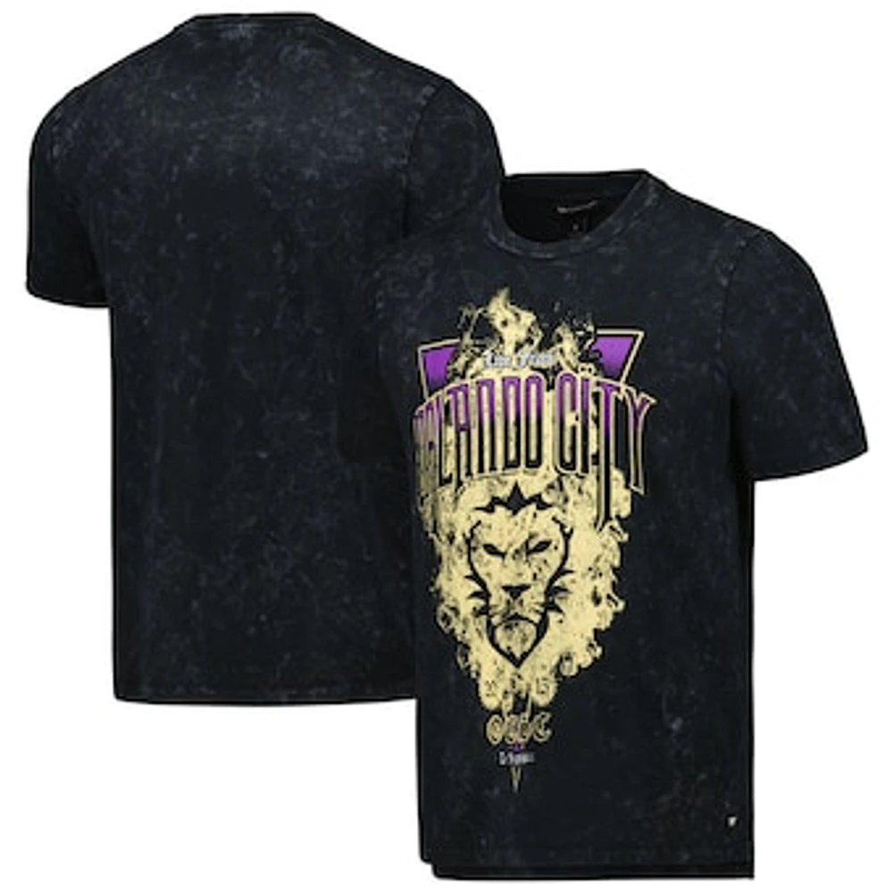 Men's The Wild Collective  Black Orlando City SC Concert T-Shirt