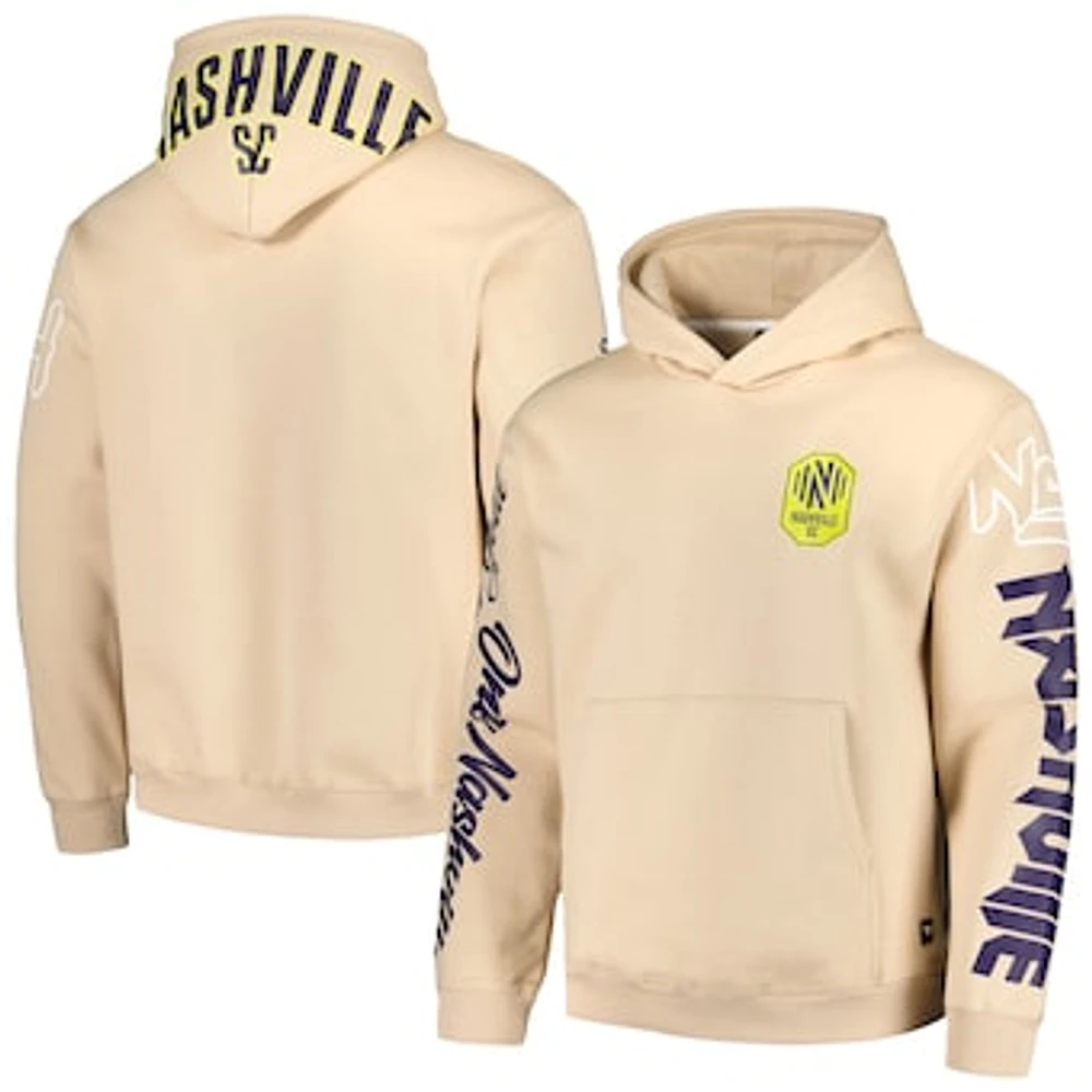 Men's The Wild Collective Tan Nashville SC Fleece Pullover Hoodie