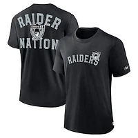 Men's Nike  Black Las Vegas Raiders Rewind Slogan T-Shirt