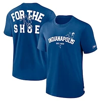 Men's Nike  Royal Indianapolis Colts Rewind Slogan T-Shirt