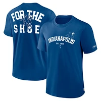 Men's Nike  Royal Indianapolis Colts Rewind Slogan T-Shirt