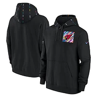 Men's Nike  Black Arizona Cardinals Crucial Catch Club Pullover Hoodie