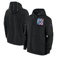 Men's Nike  Black Dallas Cowboys Salute To Service Club Pullover Hoodie