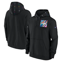 Men's Nike  Black Denver Broncos Crucial Catch Club Pullover Hoodie