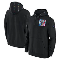 Men's Nike  Black Houston Texans Salute To Service Club Pullover Hoodie