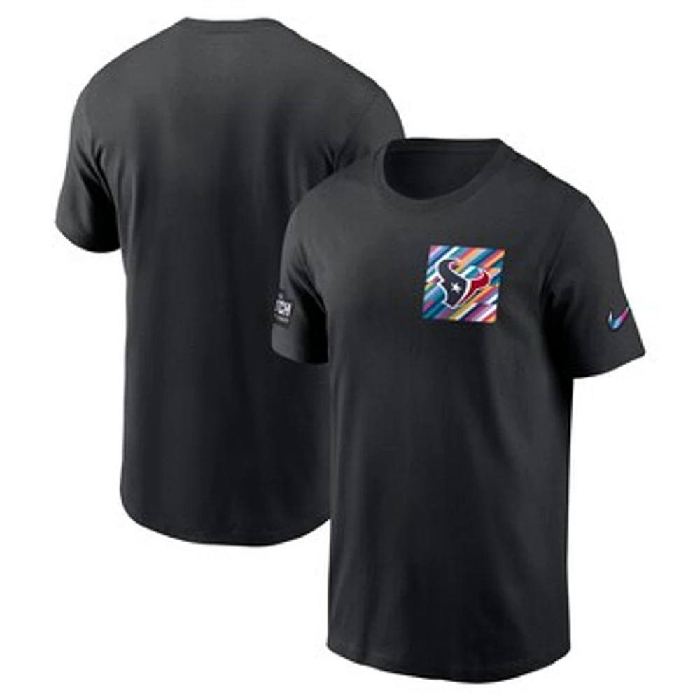 Men's Nike Black Houston Texans Salute To Service Sideline Tri-Blend T-Shirt