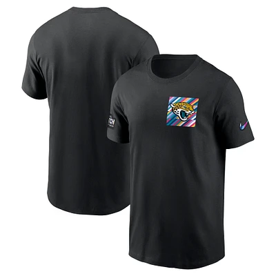 Men's Nike Black Jacksonville Jaguars Salute To Service Sideline Tri-Blend T-Shirt