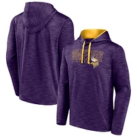 Men's Fanatics Heather Purple Minnesota Vikings Hook and Ladder Pullover Hoodie