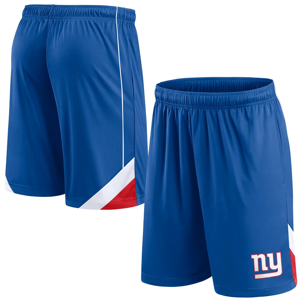 Men's Fanatics Royal New York Giants Slice Shorts