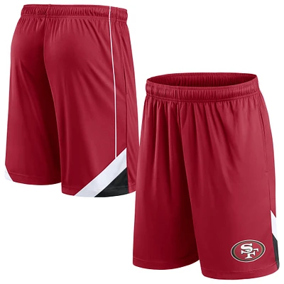 Men's Fanatics Scarlet San Francisco 49ers Slice Shorts