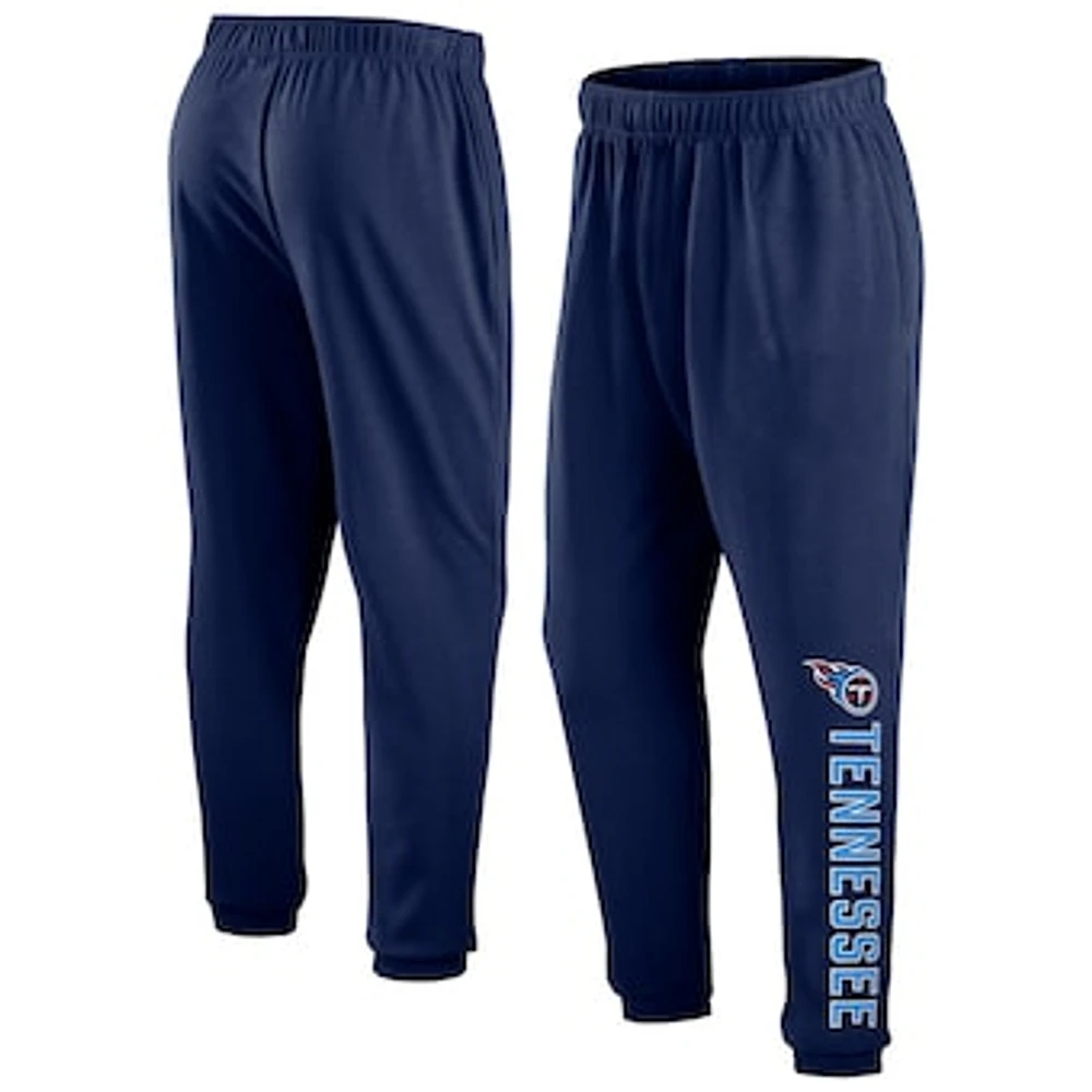 Men's Fanatics Navy Tennessee Titans Chop Block Fleece Sweatpants