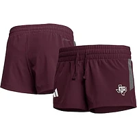 Women's adidas Maroon Texas A&M Aggies 2023 Sideline Performance Shorts