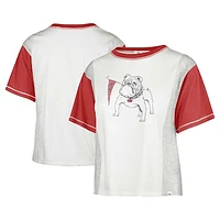 Women's '47 White Georgia Bulldogs Vault Premier Tilda T-Shirt