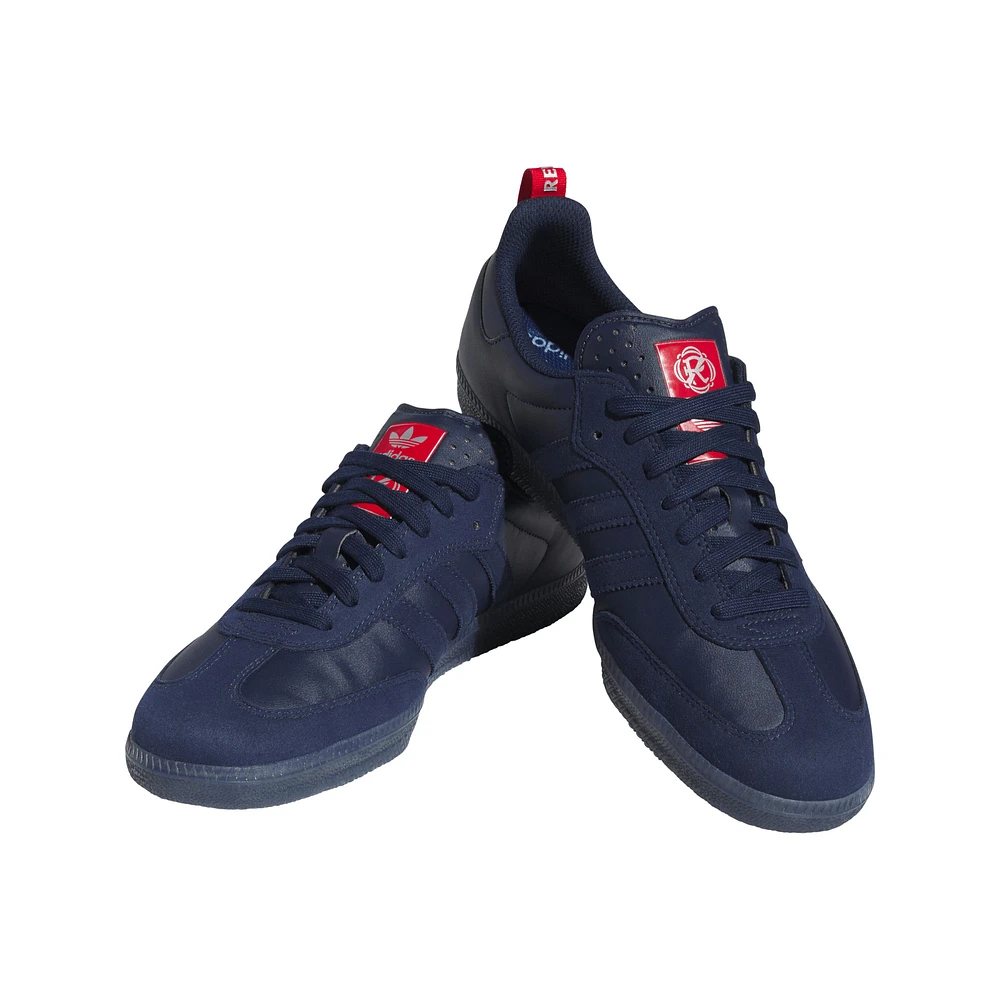 Men's adidas Navy Orchard x New England Revolution Skateboarding Samba Shoe