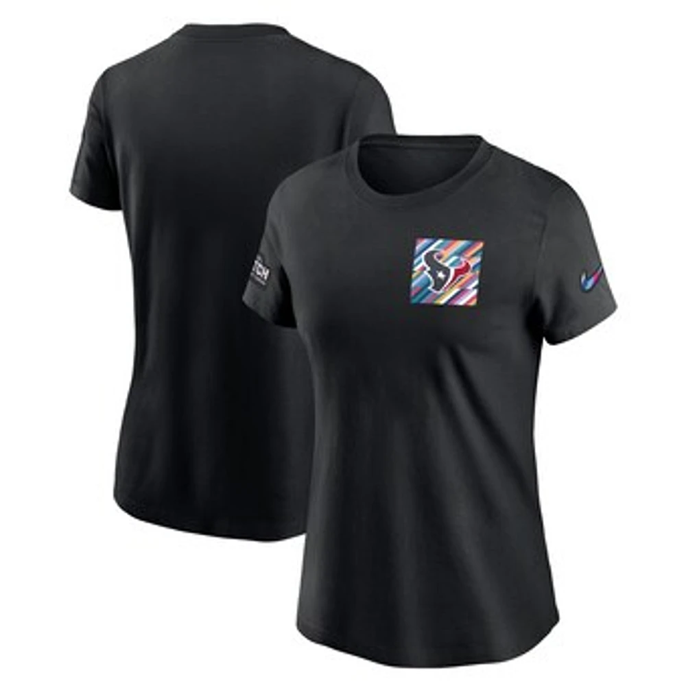 Men's Nike  Black Houston Texans Salute To Service Sideline Tri-Blend T-Shirt