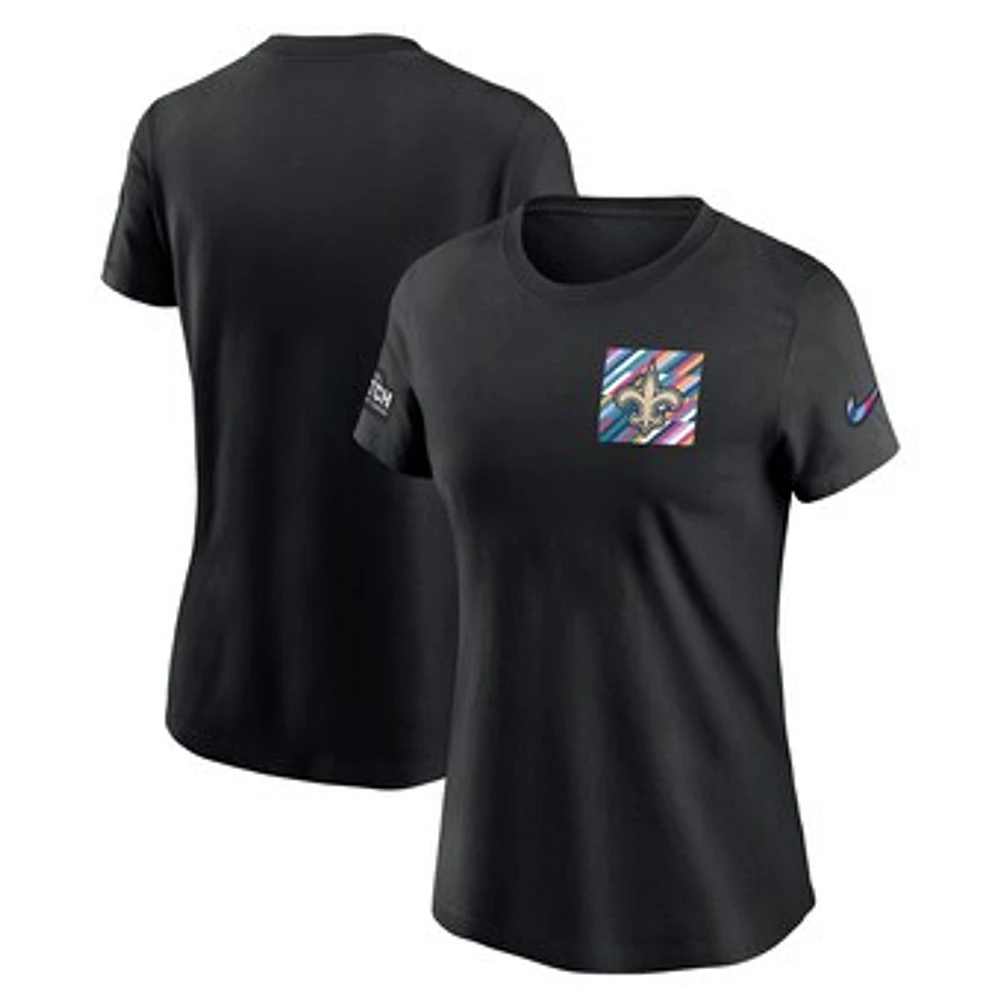 Men's Nike  Black New Orleans Saints Salute To Service Sideline Tri-Blend T-Shirt