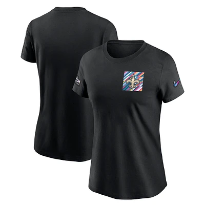 Men's Nike  Black New Orleans Saints Salute To Service Sideline Tri-Blend T-Shirt