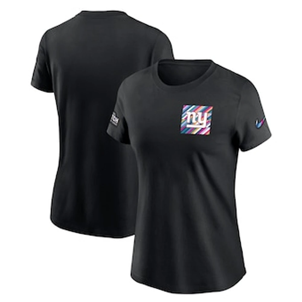 Men's Nike  Black New York Giants Salute To Service Sideline Tri-Blend T-Shirt