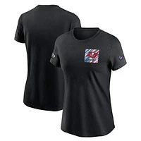 Men's Nike  Black Tampa Bay Buccaneers Salute To Service Sideline Tri-Blend T-Shirt