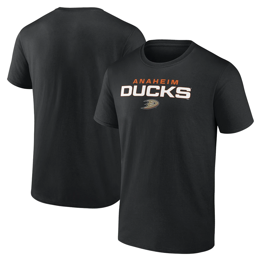 Men's Fanatics Black Anaheim Ducks Barnburner T-Shirt