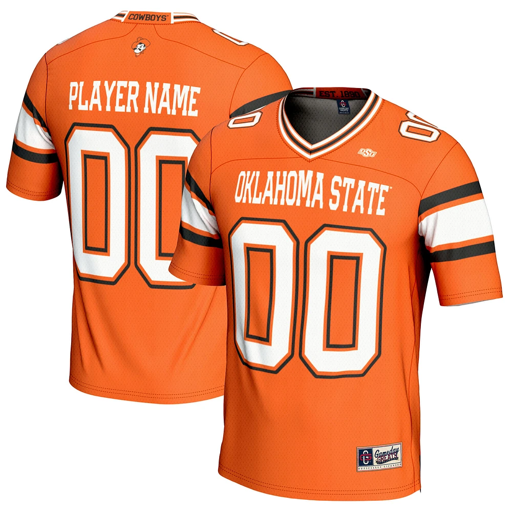 Men's GameDay Greats Oklahoma State Cowboys NIL Pick-A-Player Football Jersey