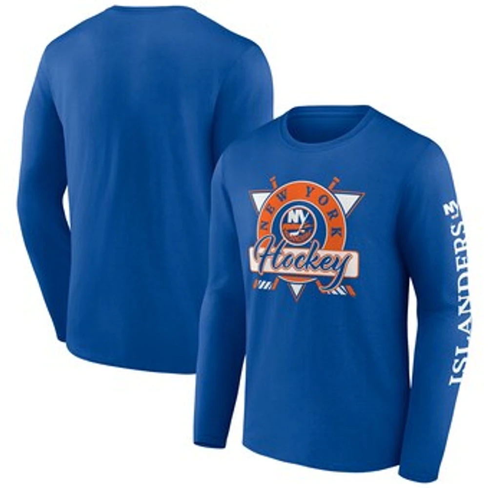 Men's Fanatics Royal New York Islanders Rinkside Long Sleeve T-Shirt