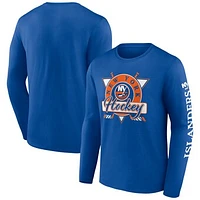 Men's Fanatics Royal New York Islanders Rinkside Long Sleeve T-Shirt