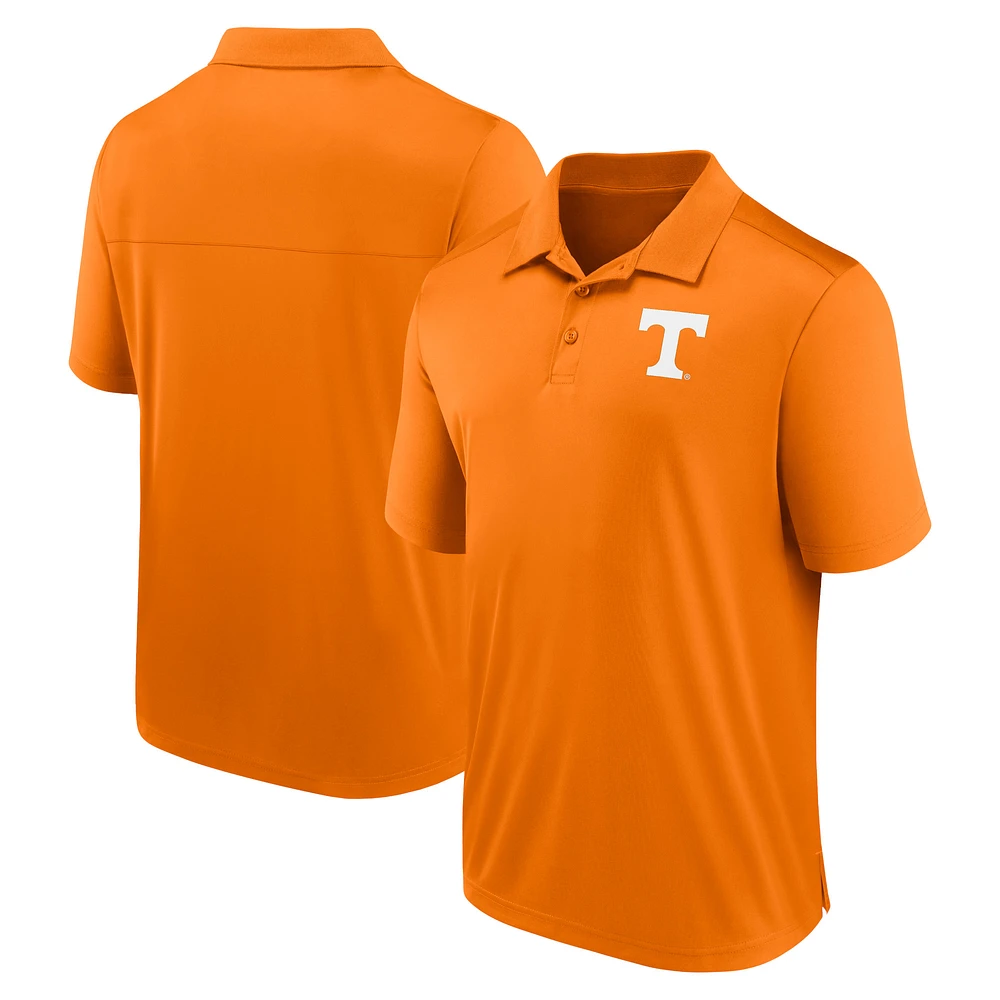 Men's Fanatics Tennessee Orange Tennessee Volunteers Left Side Block Polo