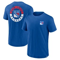 Men's Fanatics Blue New York Rangers High Stick T-Shirt