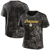 Women's Fanatics  Black Pittsburgh Penguins Breakaway T-Shirt