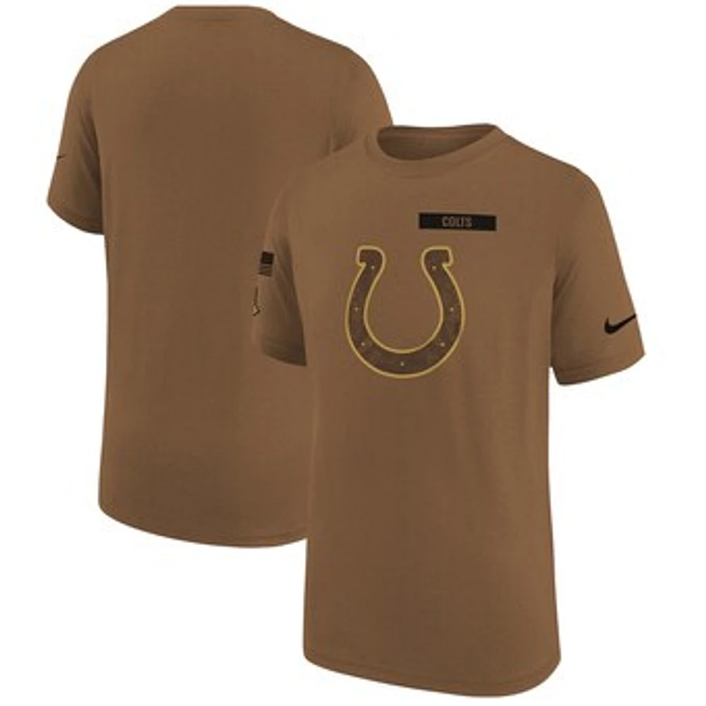 Men's Nike  Brown Indianapolis Colts Salute To Service Legend T-Shirt