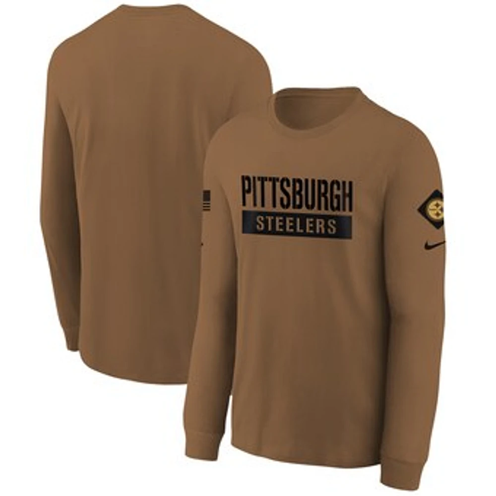 Men's Nike Pittsburgh Steelers Salute To Service Long Sleeve T-Shirt