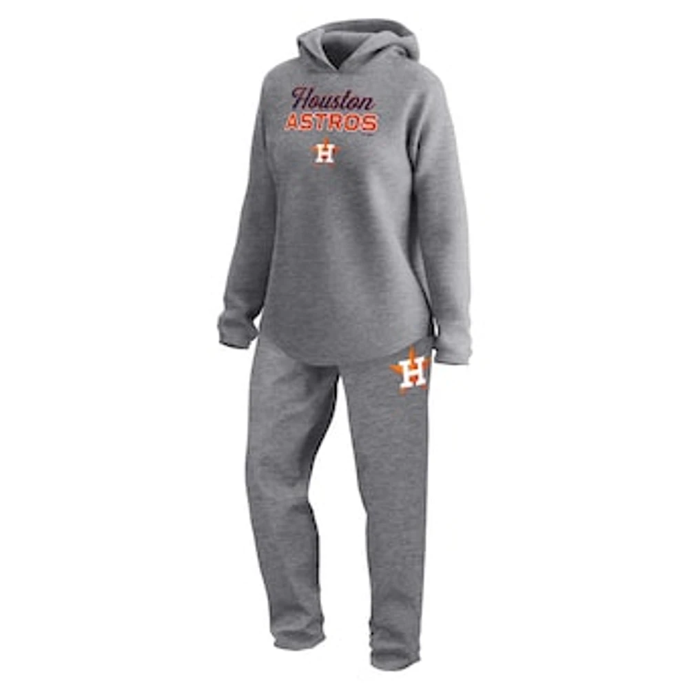 Women's Fanatics  Gray Houston Astros Legacy Pullover Sweatshirt & Sweatpants Set